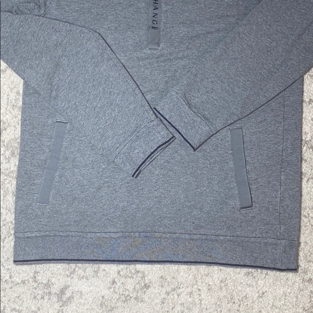 ARMANI EXCHANGE sweater color gray w/ logo size M - Picture 8 of 9